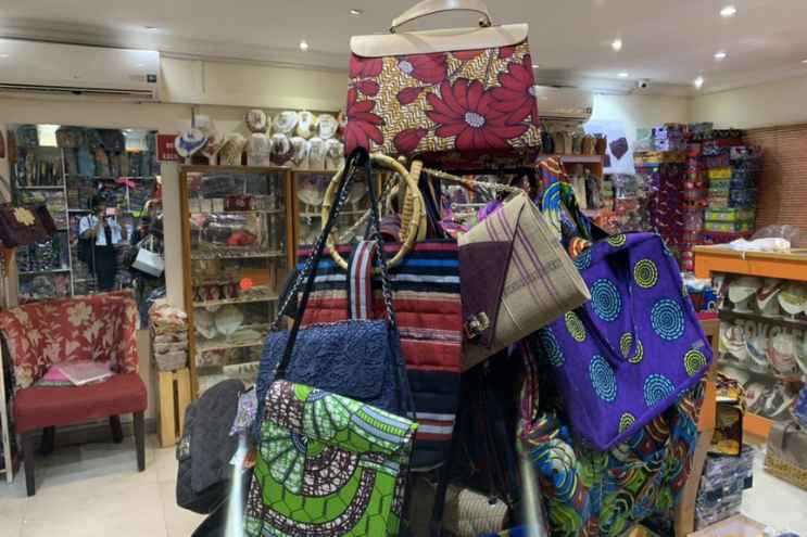 Omotola Fabric Souvenirs is located inside Adebola Shopping Mall in Ikeja. Omon Okhuevbie/Ikeja Record