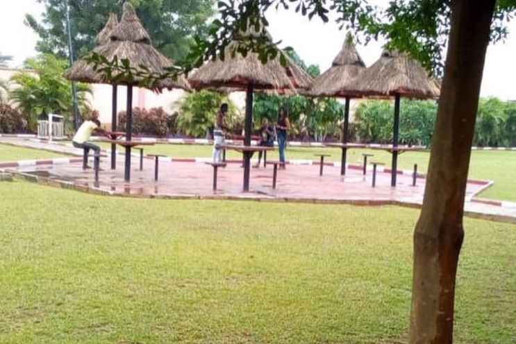 The Ndubuisi Kanu park is located in Alausa.
