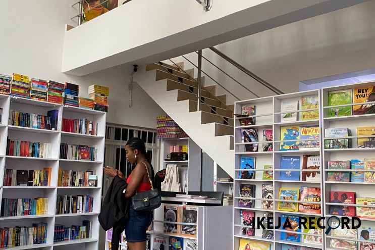 The Ouida bookstore stocks different genres of books. Omon Okhuevbie/Ikeja Record