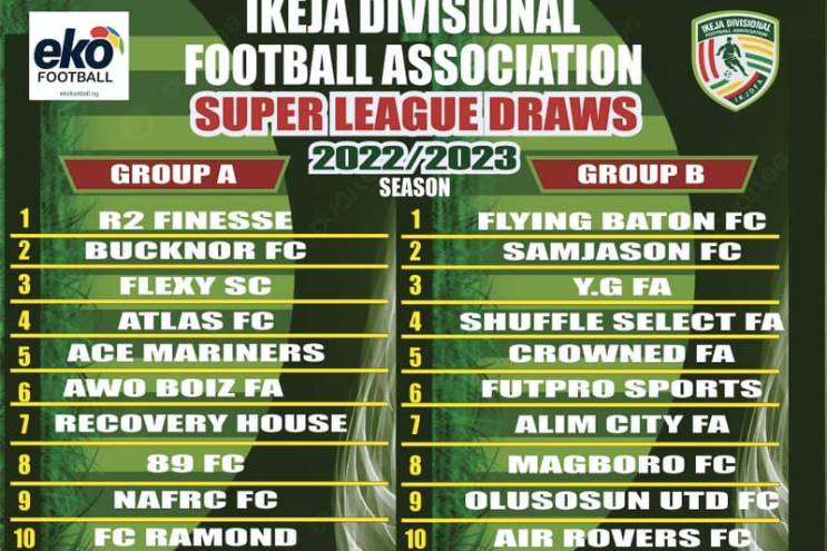 This picture shows the team participating in the 2023 edition of the Ikeja Super League.