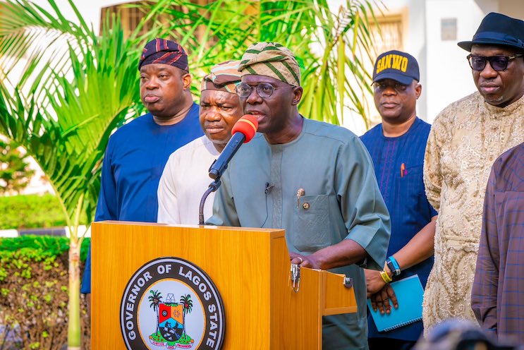 A file photo of Lagos state governor, Babajide Sanwo-Olu. Credit: Babajide Sanwo-Olu/Twitter