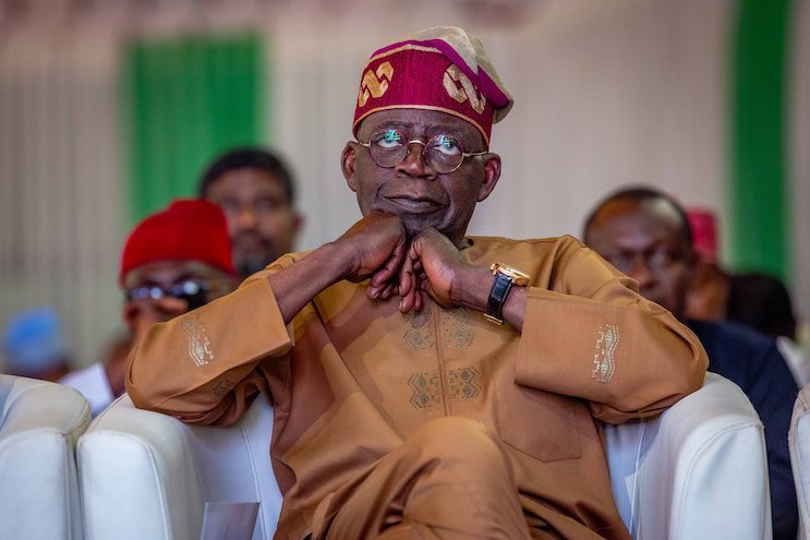 A file photo of Bola Ahmed Tinubu. Credit: Tinubu Media Team/Twitter