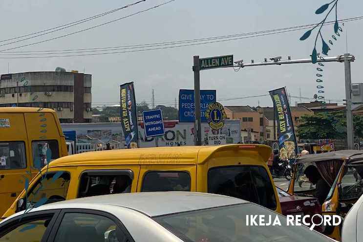 Allen Avenue is one of the busiest streets in Lagos. Credit: Omon Okhuevbie / Ikeja Record