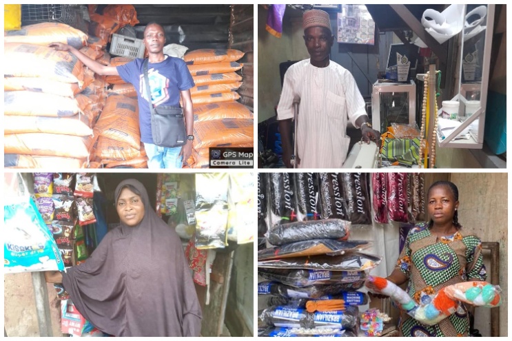 A collage of beneficiaries of Lagos state government business grants. Credit: Lagos state government.