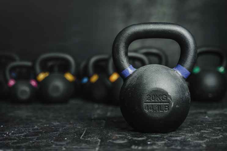 A file photo of a dumbbell.