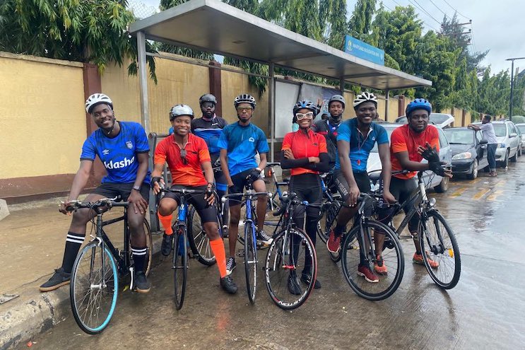 City Cyclers is one of several cycling clubs in Lagos. Credit: City Cyclers / Twitter