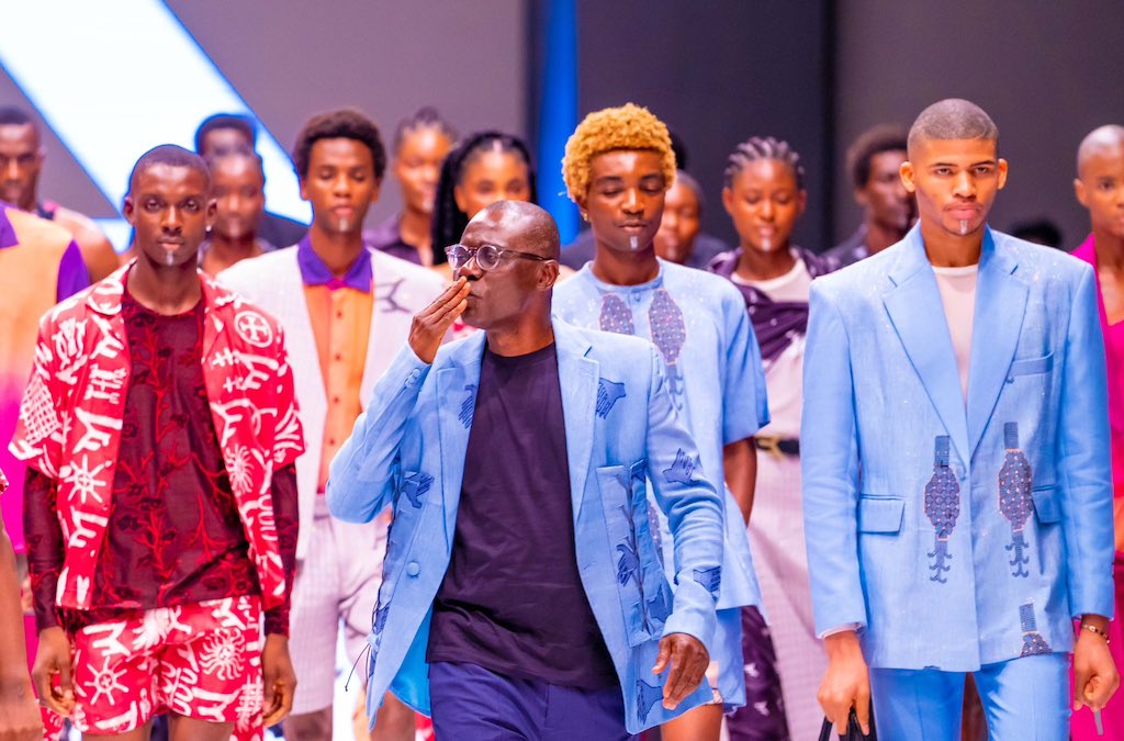 Governor Sanwo-Olu Babajide attended the closing ceremony of the Lagos Fashion Week 2023 on October 28, 2023. Credit: Babajide Sanwo-Olu / Twitter