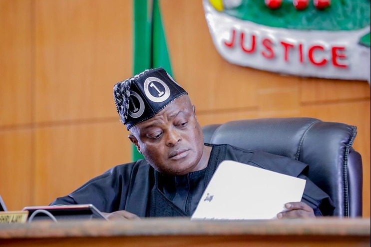 Speaker, Lagos State House of Assembly, Mudashiru Obasa. Credit: Lagos State House Assembly Facebook Page.