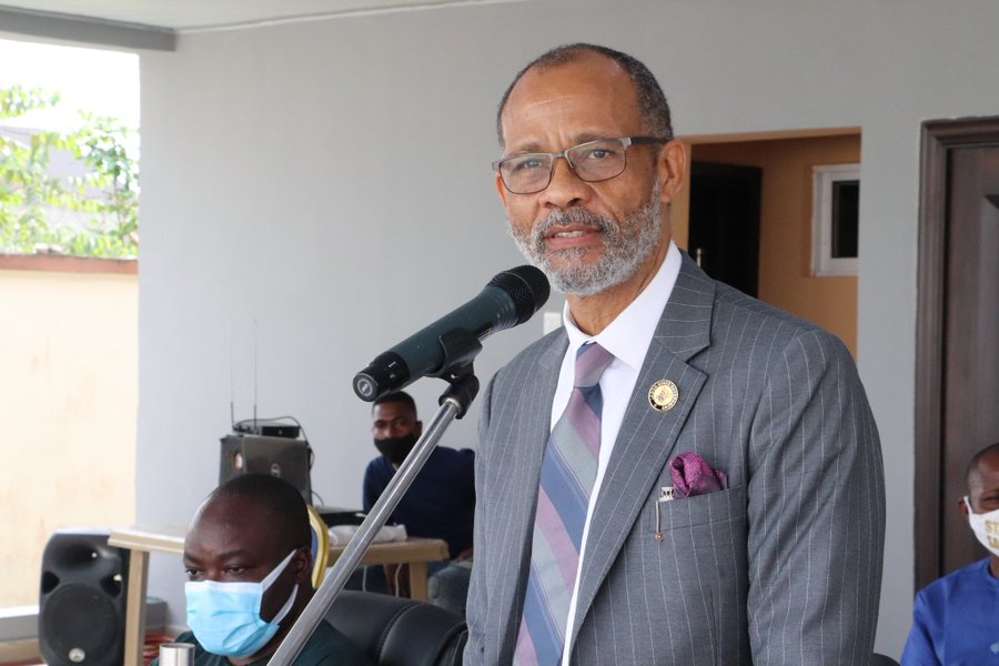 The commissioner for health in Lagos, Prof. Akin Abayomi, delivering a speech. Credit: Prof. Akin Abayomi/X